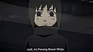 pertama kali itachi ikut war