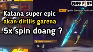 KATANA SUPER EPIC BAKAL DIKELUARKAN GARENA