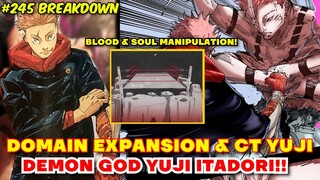 DOMAIN EXPANSION YUJI DAN CT YUJI ITADORI VS SUKUNA!! - JUJUTSU KAISEN CHAPTER 245 PREDIKSI!