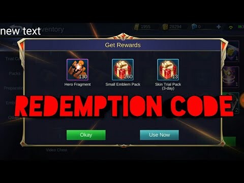 REDEMPTION CODE