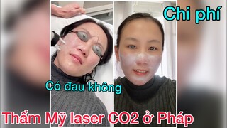 Thẩm mỹ laser CO2 điều trị sẹo ở pháp chi phí bao nhiêu đau hay không/Cathy Gerardo cuộc sống pháp