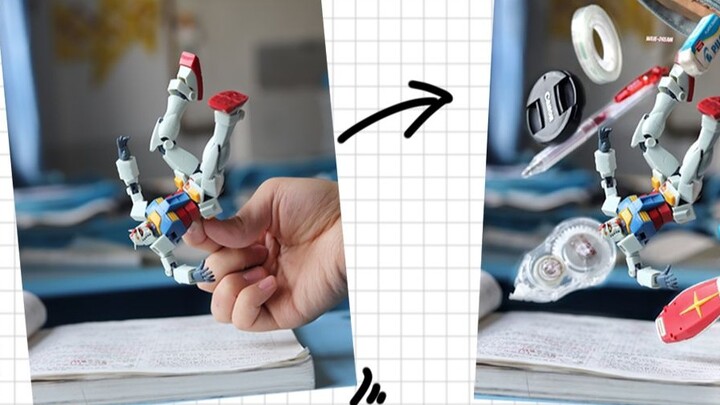 [Play with a Hammer] - Toy photography mobile phone can also take pictures of toys "hanging in the a