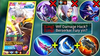 YIN BERSERKER FURY BUILD | ‘’CRITICAL DAMAGE’’ BEST BUILD AND EMBLEM | MOBILE LEGENDS