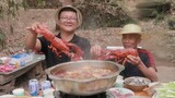 [Makanan]|18 Abalone+ 2 Lobster Boston = Hotpot Mala Tingkat Dewa