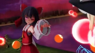 [4K120 restoration] [MMD bullet screen game] Eastern Red Devil Village ~ Scarlet Sisters ~ [19th MMD