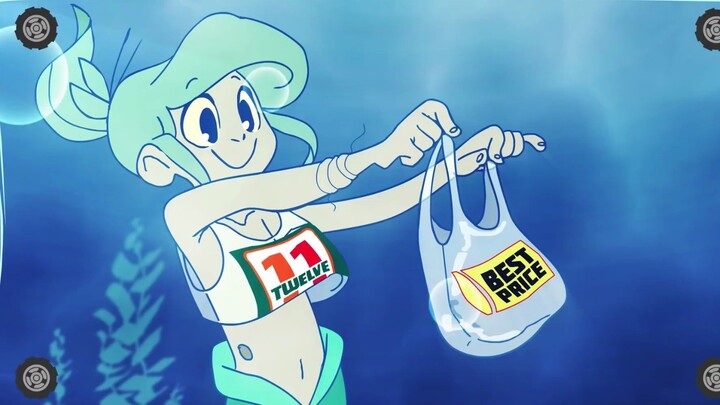 The Little Mermaid in the Garbage Dump's first single "Happy in the Ocean"