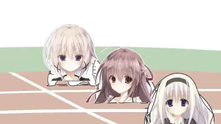 The one who runs fast is the heroine of Sakura no Toki