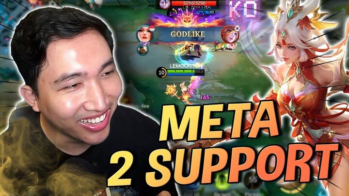 META BARU 2 SUPPORT !! MUSUH AUTO GAK BISA MAIN !! - Mobile Legends #MLBBIDCreat
