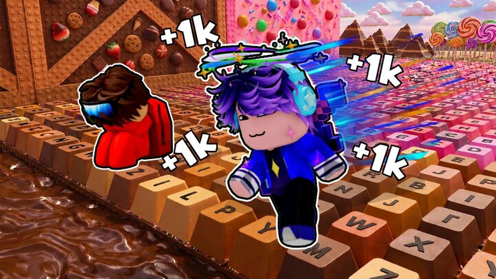 ESCAPA DEL TECLADO DE VELOCIDAD DE CARAMELOS | Speed Keyboard Escape Roblox
