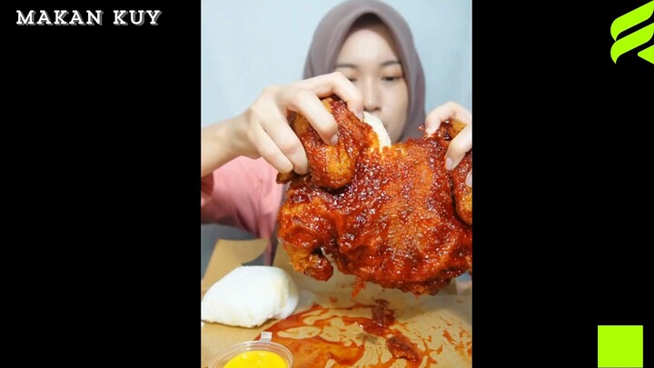 Mukbang ayam jerit🥵🔥