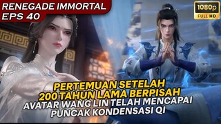 PERTEMUAN SETELAH 200 THN BERPISAH, WANG LIN MEMILIH DIAM ! - Alur Cerita RENEGADE IMMORTAL EPS 40