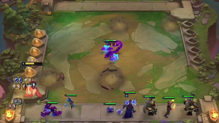 Lawan: Mengapa aku tidak bisa menghancurkan perisai kalajengking ini?!