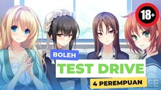 Bocil Minggir, anime anti no nut november - MC Disuruh Test Drive 4 Cewe anime - Ane Yome Quartet