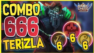 TEST TERIZLA COMBO 666 TRIPLE SIX SYNERGY ! 6 ARCHER 6 CADIA 6 ABYSS ! MAGIC CHESS
