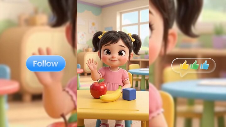 Laal, Peela Aur Neela Rang 🎨 | Colors Learning For Kids | Happy Land #Shorts