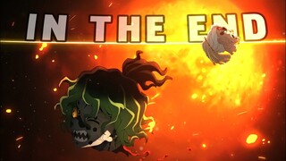 IN THE END TANJIRO ZENITSU TENGEN INOSUKE VS DAKI AND GYUTARO LAST FIGHT