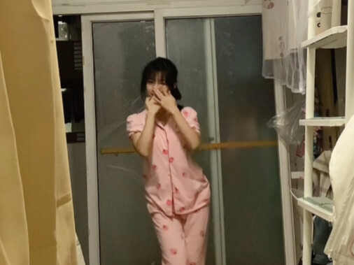 Trying to imitate others in the dormitory.