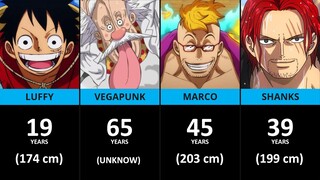 Age of One Piece Characters