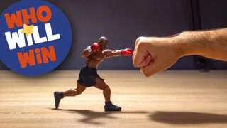 [Animasi stop-motion] Mike Tyson enam inci vs. Attack on Titan (Kabut Tebal) | Tanganku, termasuk pr