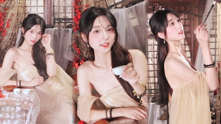 Young master, why don't you stay... and have a drink with me?