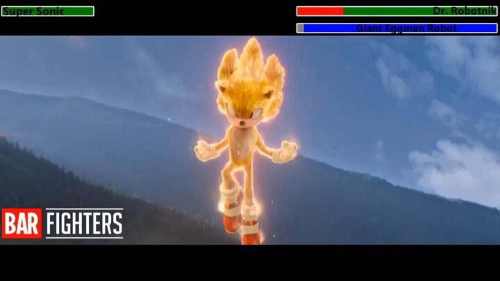 Sonic the Hedgehog 2 (2022) Final Battle with healthbars 4/4