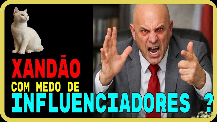 Alexandre de Moraes é filmado falando sobre influencers