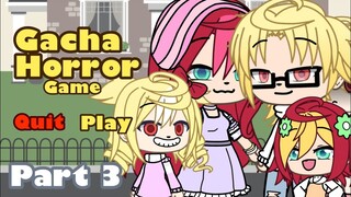 ⚠Little blood warning⚠ // Gacha horror game // Part 3 // mEmE // gAcHa // 🥀Rose_Gacha🌹 (read desc)