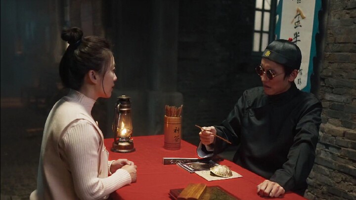 Before parting, tears well in the eyes of the departing guest; deep love moves even the sage / Side 