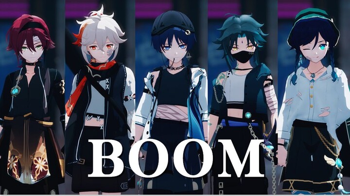 [Genshin Impact MMD] Wind boy group——BOOM "Floating Crazy"