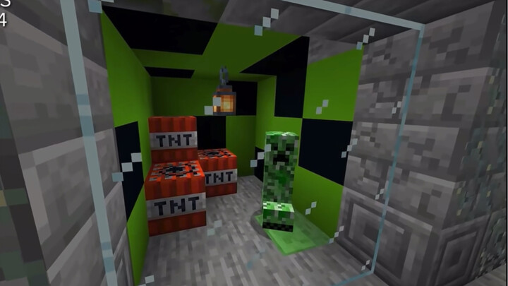 Capturing a Creeper and bringing it into the museum!