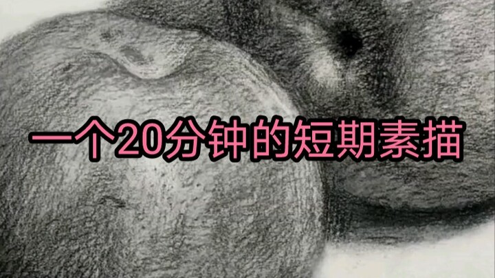 A 20-minute quick sketch, using a combination of square charcoal sticks and charcoal pencils.