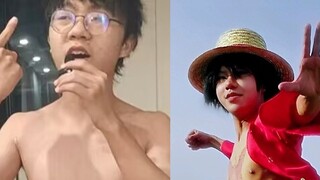 I even did 600 crunches in one go to COS Luffy! The transformation of a otaku, training six-pack abs