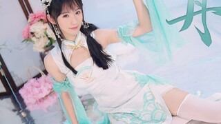 Well...she danced for me in a cheongsam, so I must be in her heart! [Danqing]