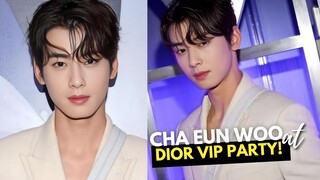 Cha Eun Woo at Gris Dior VIP Party in Los Angeles, CA.