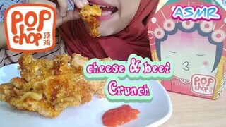 ASMR Popchop Chicken Cheese and Beef Crunch | ASMR Indonesia