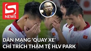 Dân mạng "quay xe" chỉ trích thậm tệ HLV Park Hang-seo và tấn công Facebook Tấn Trường