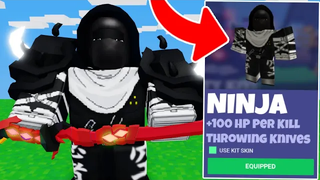ฉันใช้ NINJA KIT ใน Roblox BedWars