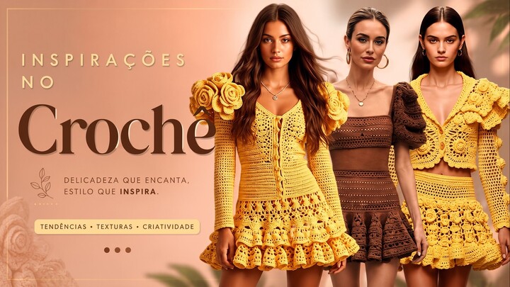 Tendências de Crochê 2026: Vestidos, Macacão e Conjuntos para Looks Urbanos