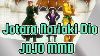 Jotaro & Noriaki + Dio Who Refuse to Keep Quiet / JOJO MMD / Wrong Use of Time Stopping