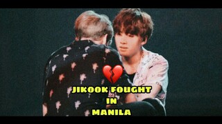 Jikook fight and patch up in Manila  #Jikook #Kookmin #BTS