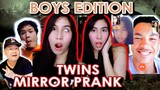 Omegle Twins Mirror Prank - Boys Edition! Laughtrip to! Haha. (English Subtitle) McBride Twins