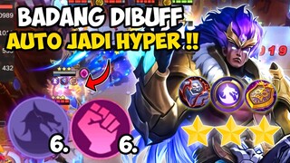 BADANG DIBUFF AUTO JADI HYPER COMBO 6 WRESTLER 6 WYRMSLAYER UPDATE TERBARU MAGIC CHESS MOBILE LEGEND