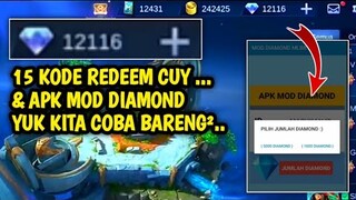 KODE RAHASIA!!! CARA DAPATKAN DIAMOND GRATIS & 15 KODE REDEEM MOBILE LEGEND ML MLBB TERBARU