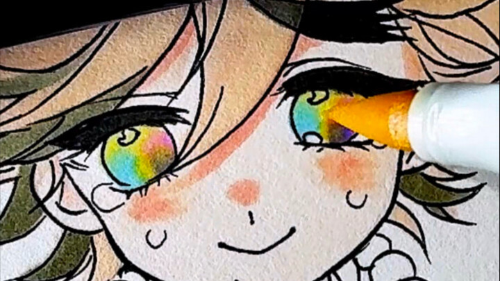 Saat kecil, Tomoe masih lucu banget hahaha