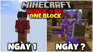 Tóm Tắt 100 Ngày Minecraft ONE BLOCK Sinh Tồn Siêu Khó !!