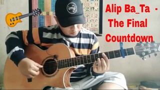 Alip bata - The Final Countdown - Fingerstyle Guitar Cover - Reaction