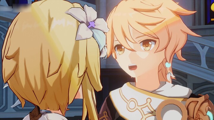 Genshin Impact animation, Sora said why are you so willful?