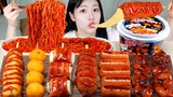 ASMR MUKBANG| 직접 만든 불닭볶음면 핫도그 양념치킨 소세지 먹방 & 레시피 FRIED CHICKEN AND FIRE NOODLES EATING