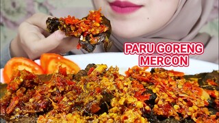 ASMR PARU GORENG MERCON AYAM SAPI MACAM SAMBAL | ULUL ASMR MUKBANG INDONESIA