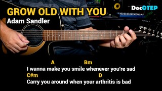 Grow Old With You - Adam Sandler (1998) Easy Guitar Chords Tutorial with Lyrics